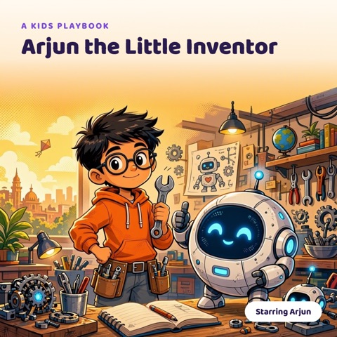 Cover of Arjun the Little Inventor