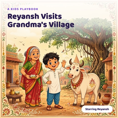 Cover of Reyansh Visits Grandma's Village